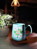 Grow in Grace floral mug