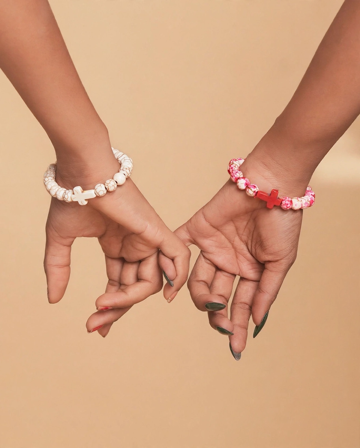 Christian Cross Beaded Bracelet