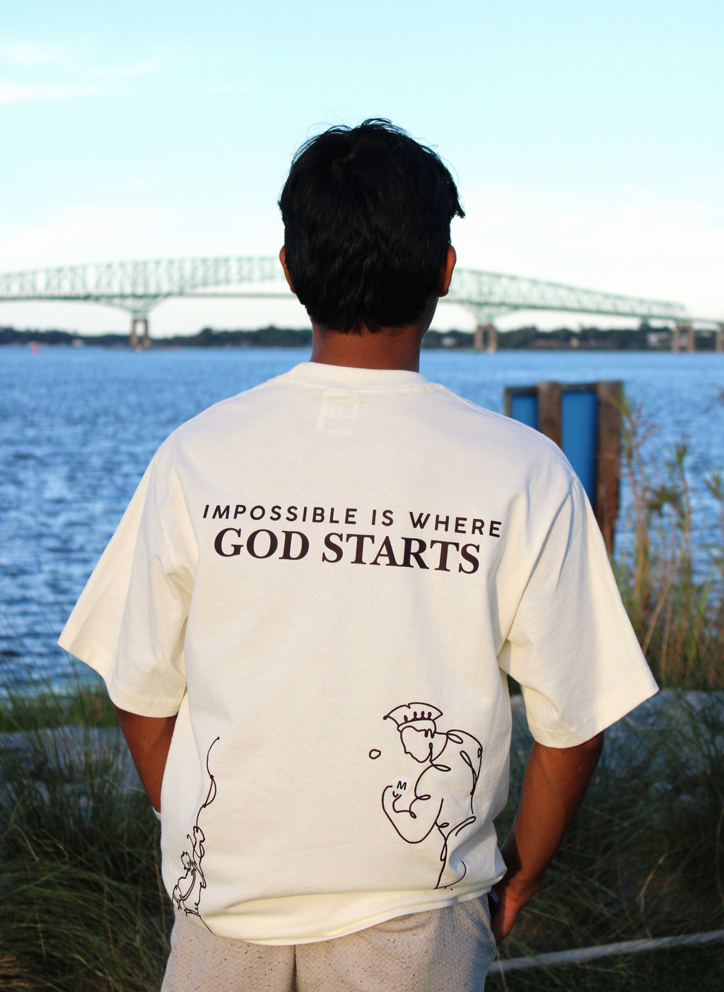 Impossible is where God starts Tee