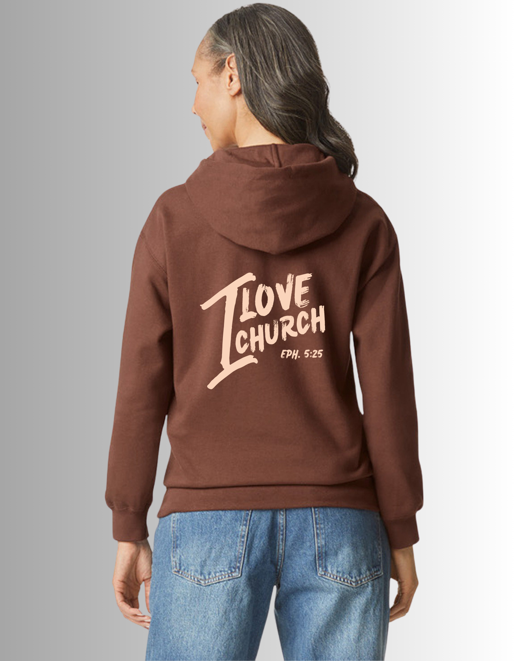 I Love Church Hoodie