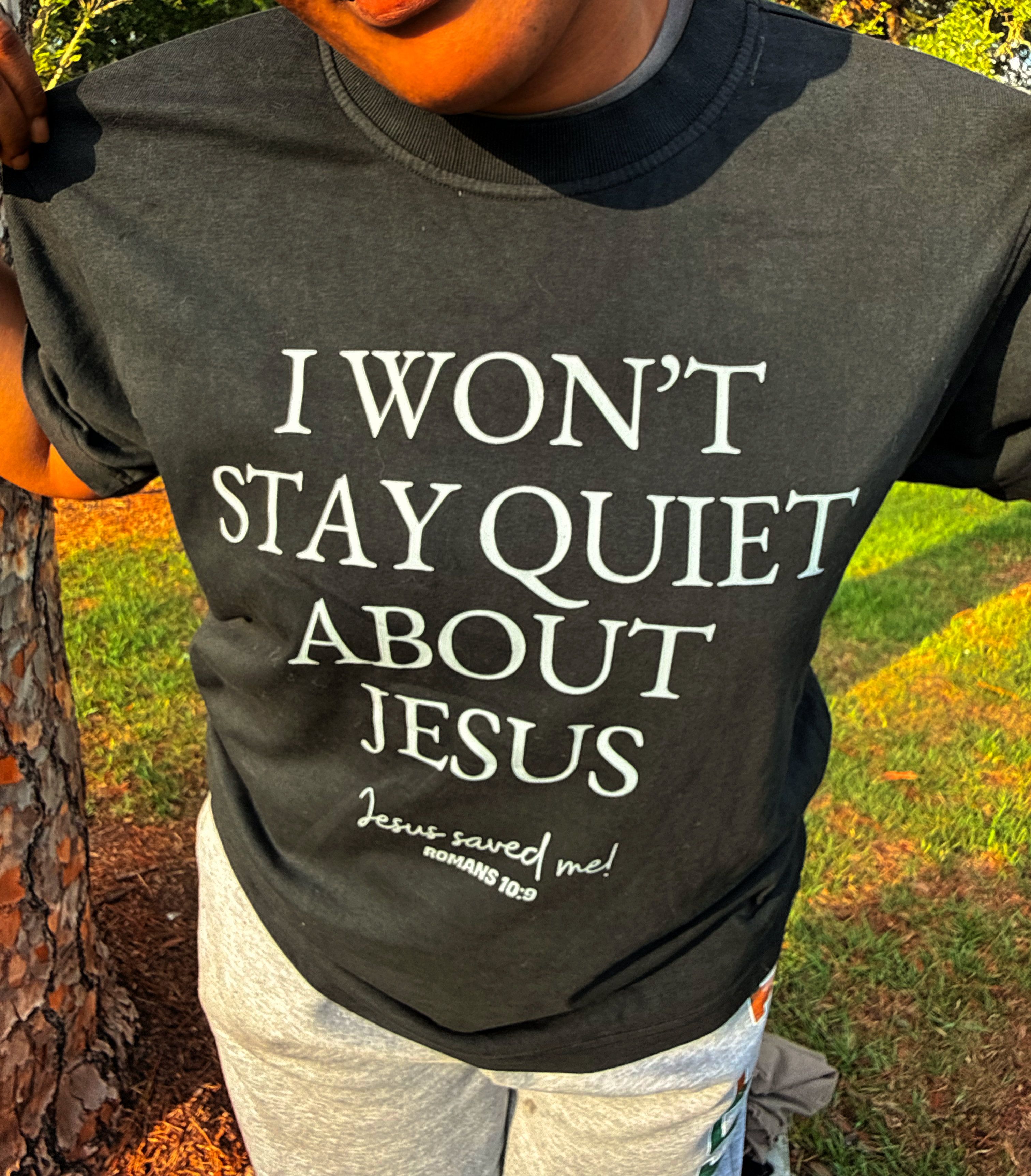 I won't stay quiet Tee